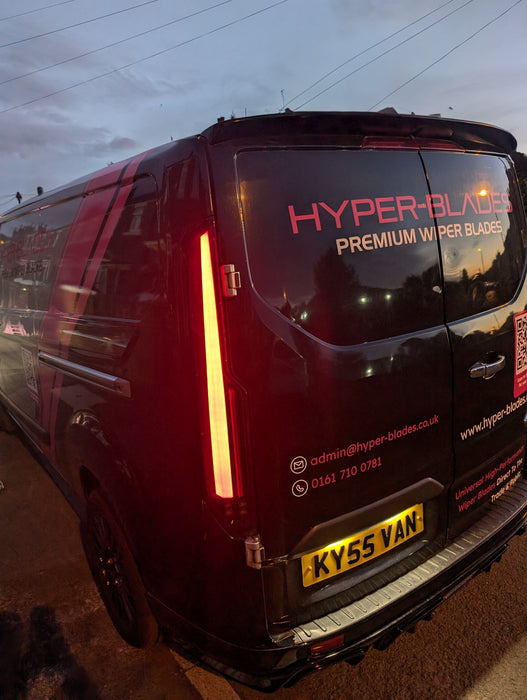 Ford Transit Custom Sequential Indicator LED Rear Lights Smoked (Facelift)