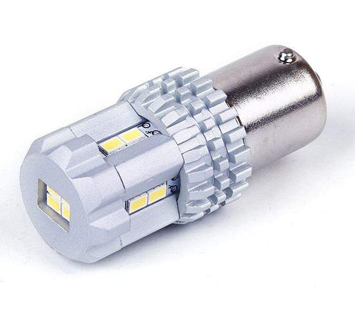 2 x 382 P21W Amber CSP (osram Chip) Canbus indicator LED Bulbs